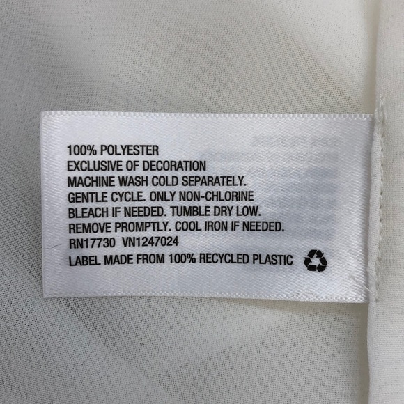 Jason Wu Target White Long Sleeve Collar Blouse - Picture 8 of 9